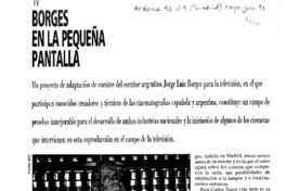 Borges en la pequeña pantalla