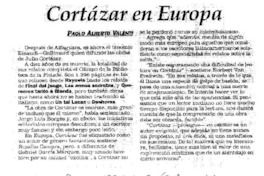 Cortázar en Europa
