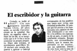 El Escribidor y la guitarra