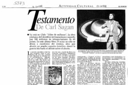Testamento de Carl Sagan