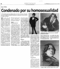 Condenado por su homosexualidad.