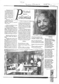 Nobel para Polonia.