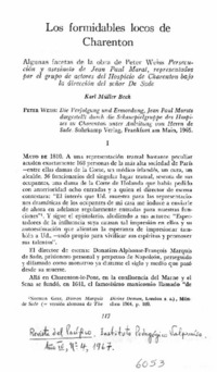 Los formidables locos de Charenton