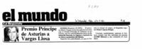 Premio Príncipe de Asturias a Vargas Llosa.