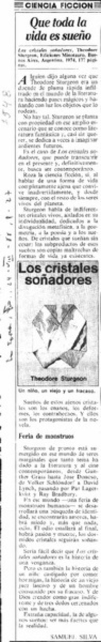 Que toda la vida es sueño