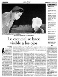 Lo esencial se hace visible a los ojos