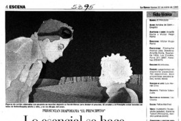 Lo esencial se hace visible a los ojos