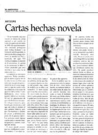 Cartas hechas novela.