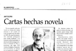 Cartas hechas novela.