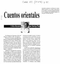 Cuentos orientales