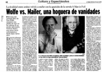 Wolfe vs. Mailer, una hoguera de vanidades.