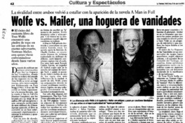 Wolfe vs. Mailer, una hoguera de vanidades.