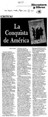 La Conquista de América