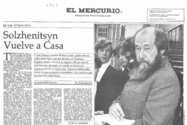 Solzhenitsyn vuelve a casa