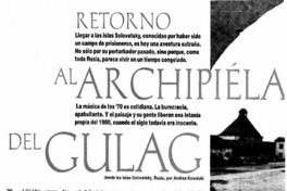 Retorno al Archipiélago del Gulag