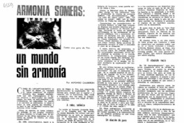 Armonía Somers: un mundo sin armonía