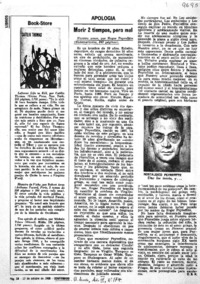 Morir 2 tiempos, pero mal