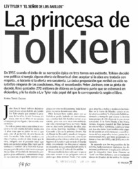 La princesa de Tolkien Liv Tyler y "El Señor de los anillos"