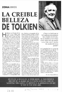 La creible belleza de Tolkien