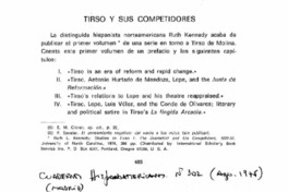 Tirso y sus competidores.