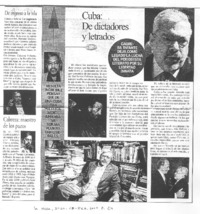 Cuba, de dictadores y letrados