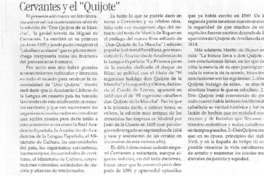 Cervantes y el "Quijote"