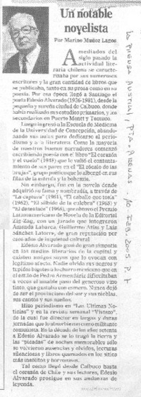Un notable novelista