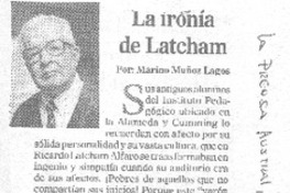 La ironía de Latcham