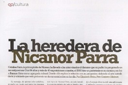 La heredera de Nicanor Parra