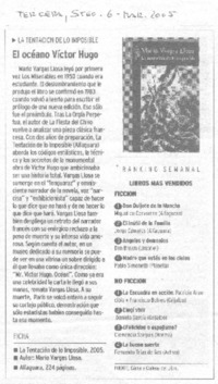 La Tentación de lo imposible : el océano Victor Hugo