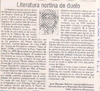Literatura nortina de duelo