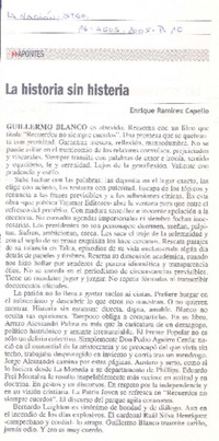 La historia sin histeria