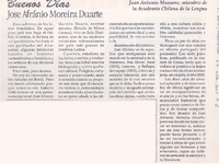 Buenos días José Afránio Moreira Duarte