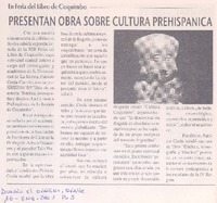 En Feria del Libro de Coquimbo presentan obra sobre cultura prehispánica