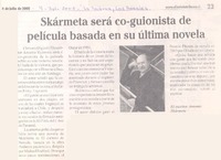 Skármeta será co-guionista de película basada en su úlima novela