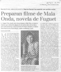 Preparan filme de Mala Onda, novela de Fuguet.