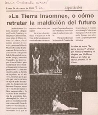 "La Tierra insomne", o cómo retratar la maldición del futuro