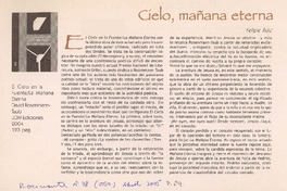 Cielo, mañana eterna