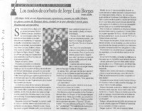 Los Nudos de corbata de Jorge Luis Borges