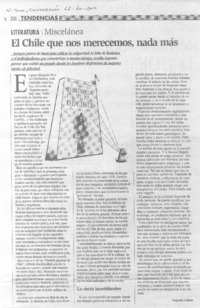 El Chile que nos merecemos, nada más.