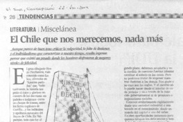 El Chile que nos merecemos, nada más.