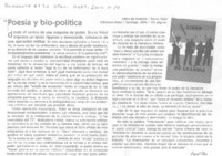 Poesía y bio-política