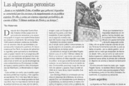 Las alpargatas peronistas