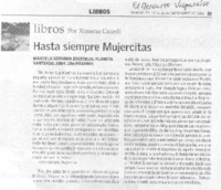 Hasta siempre Mujercitas
