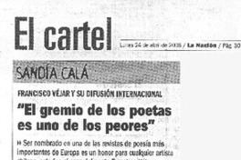 "El gremio de los poetas es uno de los peores" [entrevista]