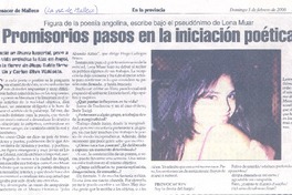 Promisorios pasos en la iniciación poética