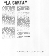 La carta