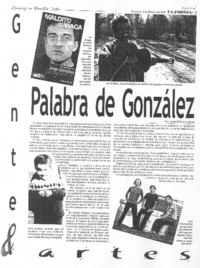 Palabra de González