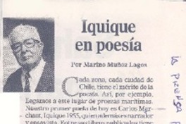 Iquique en poesía