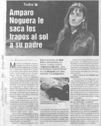 Amparo Noguera le saca los trapos al sol a su padre